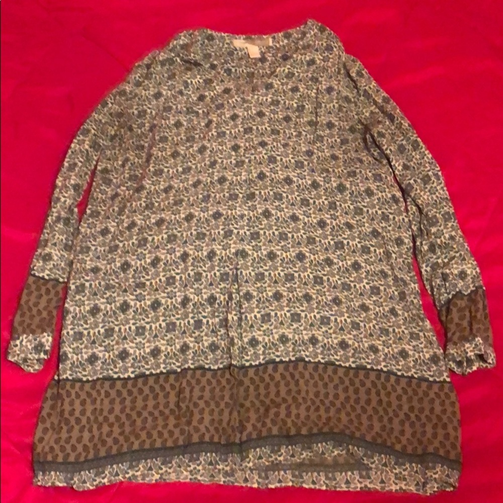 Cute and comfy green flowy dress